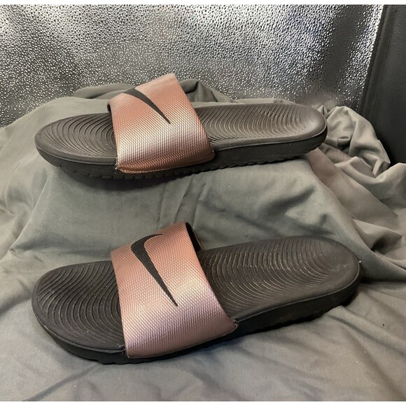 Nike Female Pink Slides Size 10~Gently Used - Picture 1 of 9